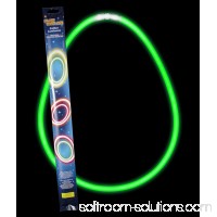 22 Inch Retail Packaged Glow Necklaces - Green   